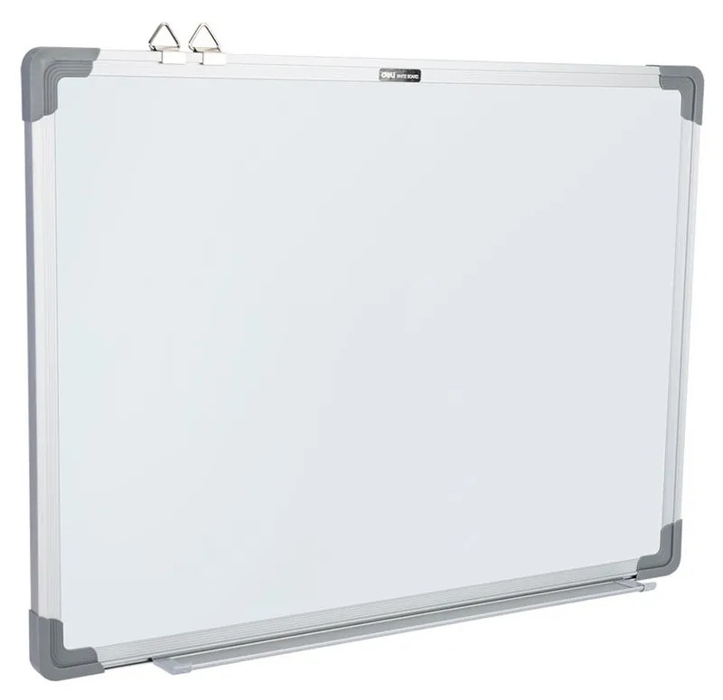 Доска магнитно-маркерная Deli EV450 магнитно-маркерная лак белый 60x45см алюминиевая рама