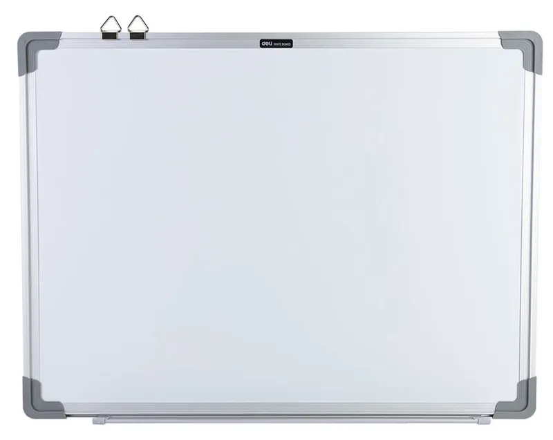 Доска магнитно-маркерная Deli EV450 магнитно-маркерная лак белый 60x45см алюминиевая рама