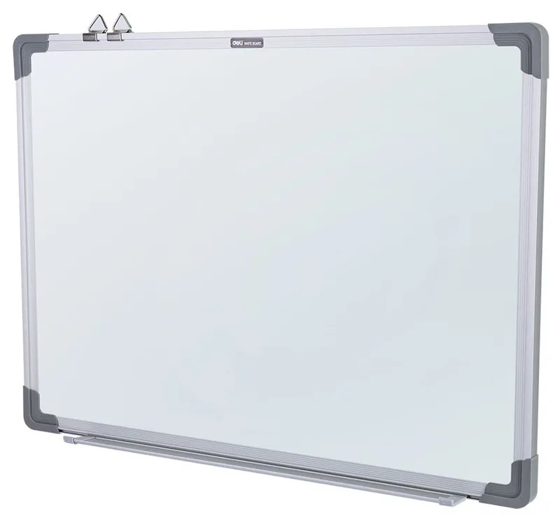 Доска магнитно-маркерная Deli EV450 магнитно-маркерная лак белый 60x45см алюминиевая рама
