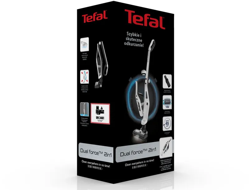 Пылесос ручной Tefal TY6737WH белый/черный