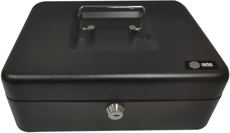 Ящик для денег Cactus CS-CB-003 90x250x180 графитовый