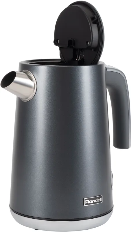 Чайник электрический Rondell 1002-RE-01 1.7л. 2200Вт черный (корпус: нержавеющая сталь)