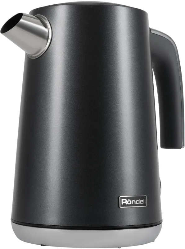 Чайник электрический Rondell 1002-RE-01 1.7л. 2200Вт черный (корпус: нержавеющая сталь)