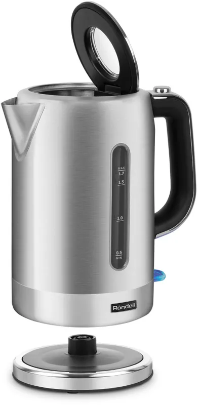 Чайник электрический Rondell 1000-RE-01 1.7л. 2200Вт серебристый (корпус: нержавеющая сталь)
