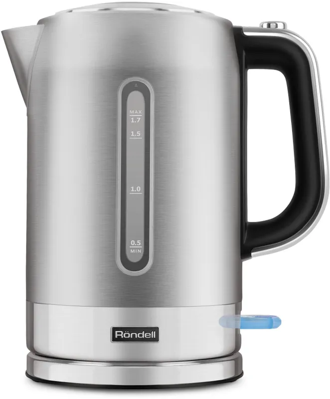 Чайник электрический Rondell 1000-RE-01 1.7л. 2200Вт серебристый (корпус: нержавеющая сталь)