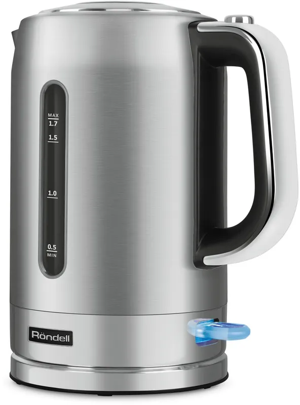 Чайник электрический Rondell 1000-RE-01 1.7л. 2200Вт серебристый (корпус: нержавеющая сталь)