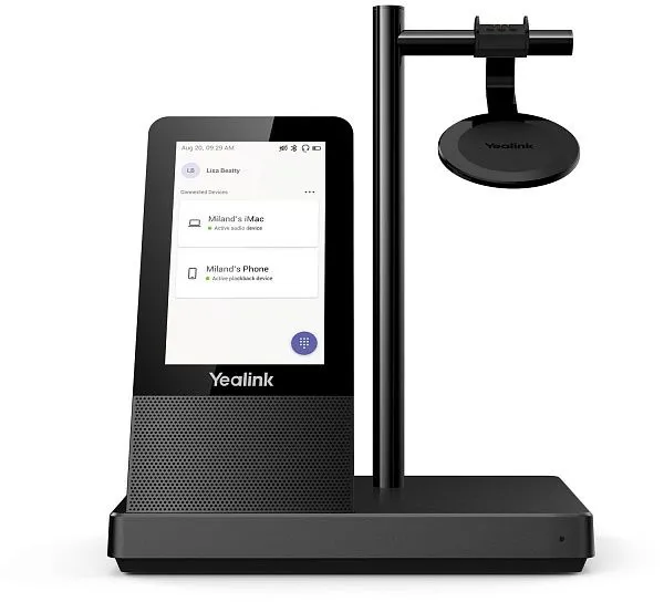 Гарнитура беспроводная Yealink WH66 Mono Teams черный