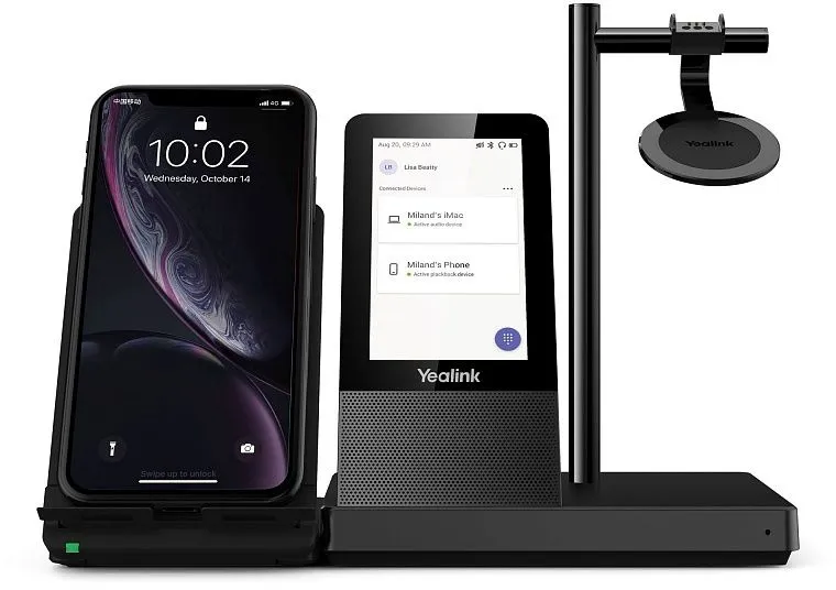 Гарнитура беспроводная Yealink WH66 Mono Teams черный