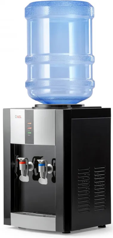 Кулер AEL TD-AEL-47 напольный электронный черный/серебристый