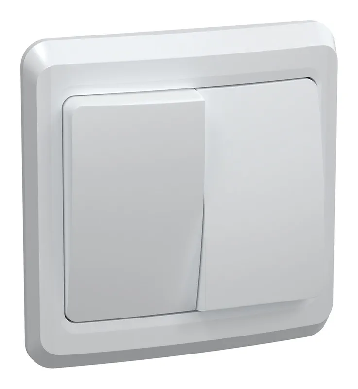 Выключатель IEK Вега скрыт. 2кл. IP20 белый (упак.:1шт) (EVV20-K01-10-DM)