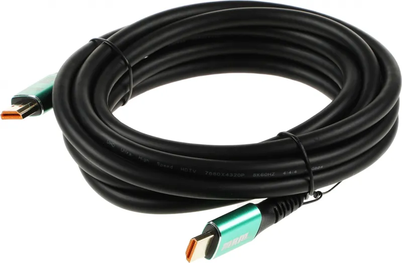 Кабель аудио-видео Premier 12392 HDMI (m)/HDMI (m) 3м. позолоч.конт. черный