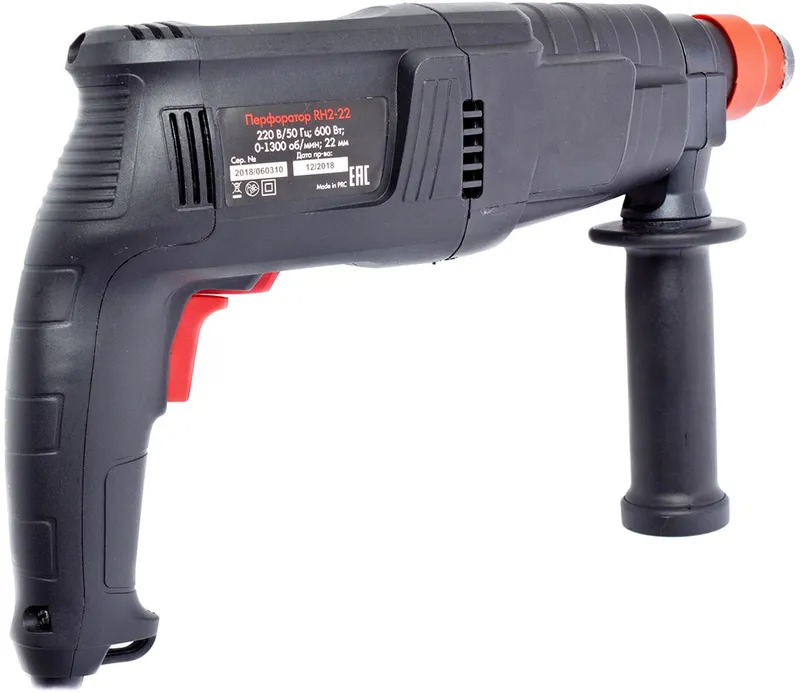 Перфоратор RedVerg RH2-22 Basic патрон:SDS-plus уд.:1.5Дж 600Вт