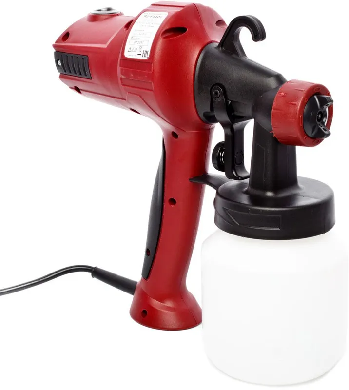 Краскопульт RedVerg RD-PS400 400Вт бак:800мл 380мл/мин