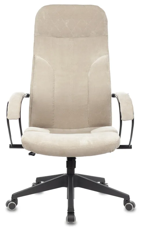 Кресло руководителя Бюрократ CH-608Fabric песочный Light-21 крестов. пластик