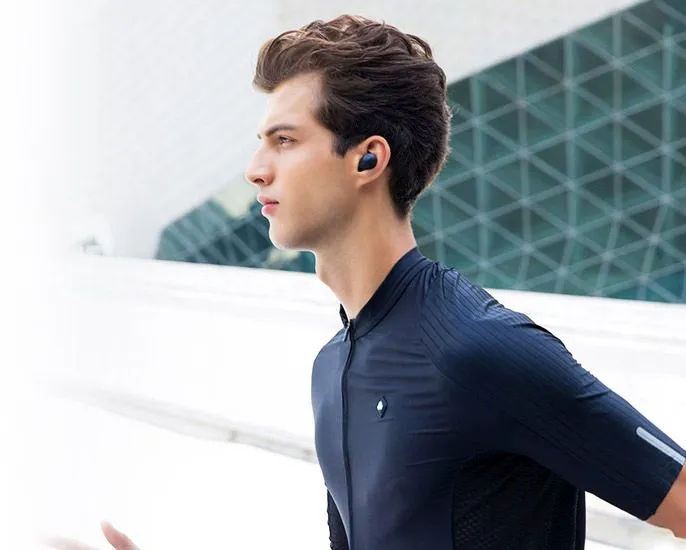 Гарнитура внутриканальные Haylou T16 черный беспроводные bluetooth в ушной раковине