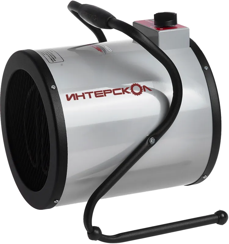 Тепловая пушка электрическая Интерскол ТПЭ-5 белый/черный