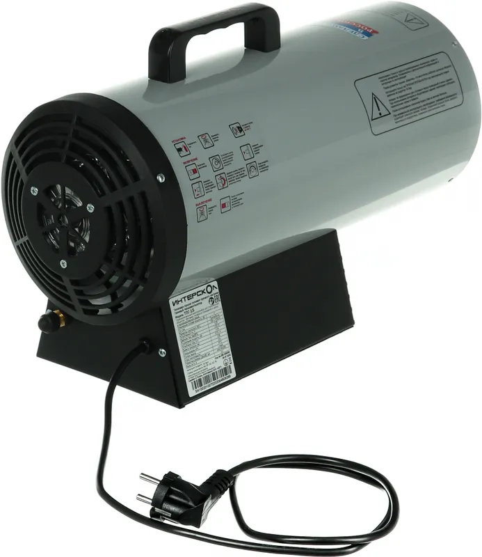 Тепловая пушка газовая Интерскол ТПГ-15 серый/черный