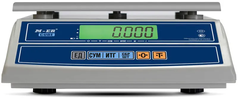 Весы фасовочные Mertech M-ER 326AFL-6.1 LCD серый металик (3055)