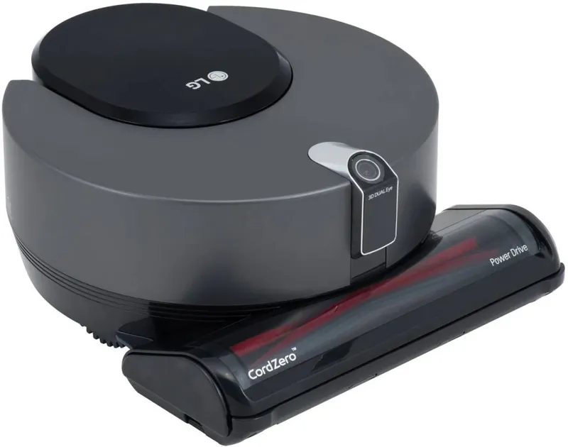 Пылесос-робот LG R9MASTER 310Вт темно-серый/черный