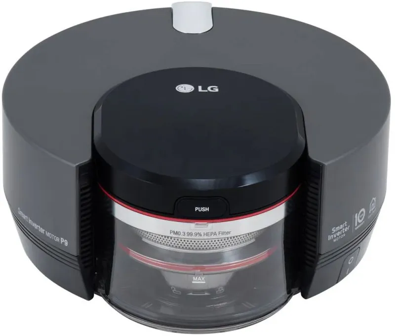 Пылесос-робот LG R9MASTER 310Вт темно-серый/черный
