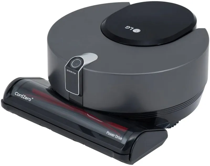 Пылесос-робот LG R9MASTER 310Вт темно-серый/черный