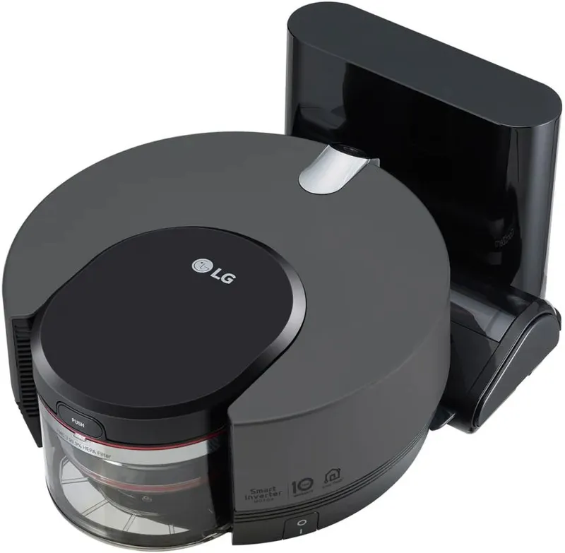 Пылесос-робот LG R9MASTER 310Вт темно-серый/черный