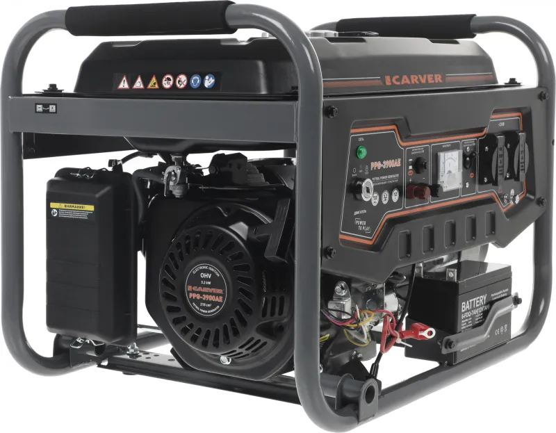 Генератор Carver PPG- 3900АE 3.2кВт