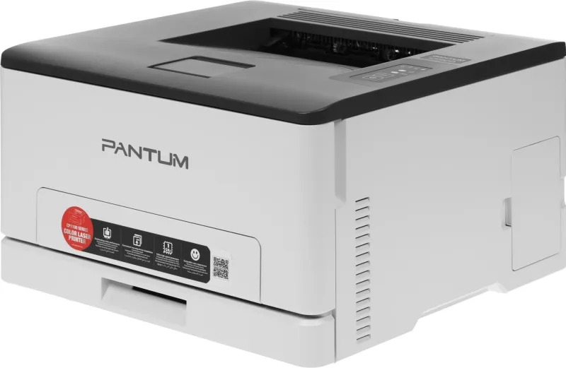 Лазерный принтер Pantum CP1100, Printer, Color laser, A4, 18 ppm (max 30000 p/mon), 1 GHz, 1200x600 dpi, 1 GB RAM, paper tray 250 pages, USB, start. cartridge 1000/700 pages