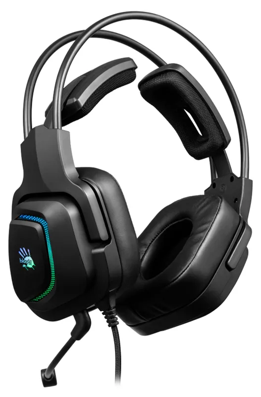 Наушники с микрофоном A4Tech Bloody G575P черный 2м мониторные оголовье (G575P 4PIN+USB/BLACK)