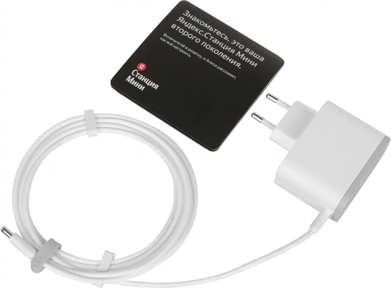 Умная колонка Yandex Станция Мини без часов Алиса серый 10W 1.0 BT 10м (YNDX-00021G)