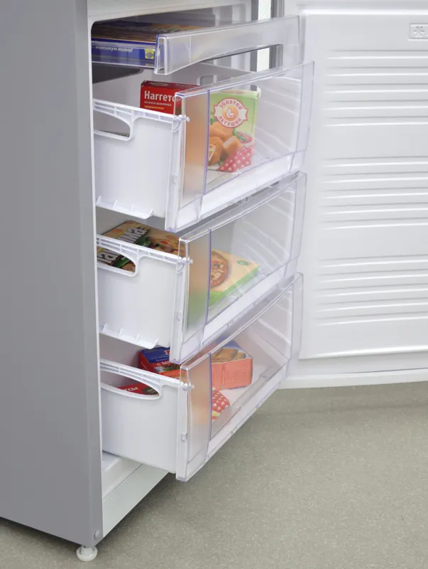 Холодильник Nordfrost NRB 161NF 332 серебристый металлик (двухкамерный)