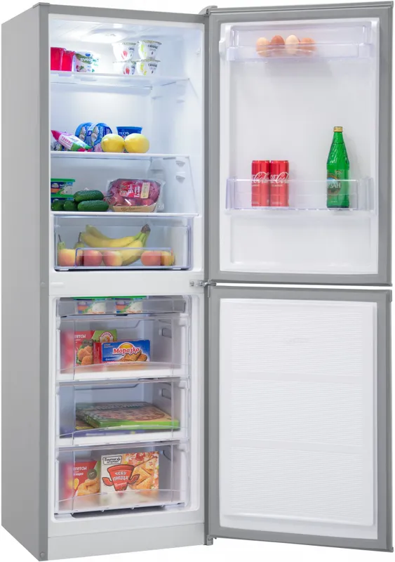 Холодильник Nordfrost NRB 161NF 332 серебристый металлик (двухкамерный)