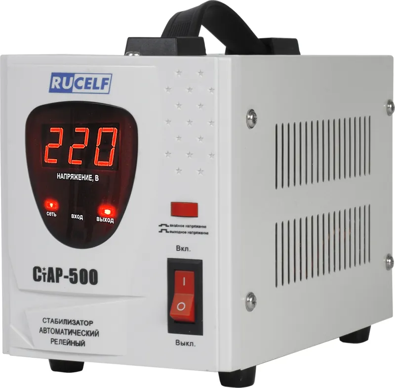 Стабилизатор напряжения Rucelf СтАР-500 0.5кВА однофазный белый