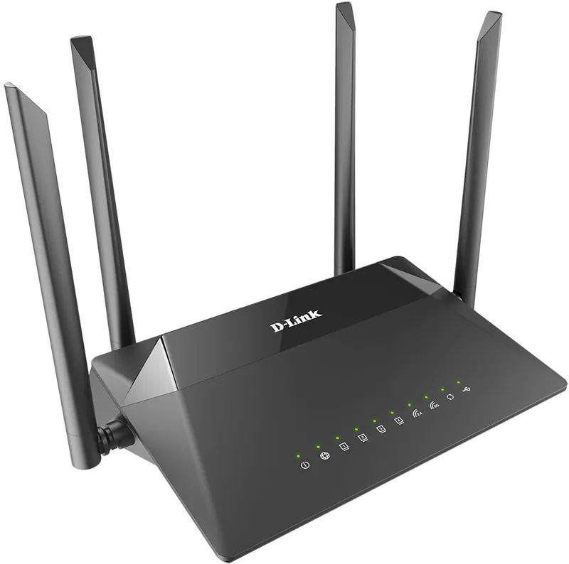 Роутер D-Link AC1300 Wi-Fi Router, 1000Base-T WAN, 4x1000Base-T LAN, 4x5dBi external antennas, USB port, 3G/LTE support