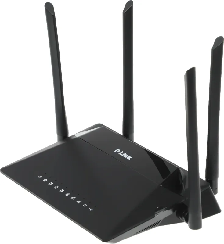 Роутер D-Link AC1300 Wi-Fi Router, 1000Base-T WAN, 4x1000Base-T LAN, 4x5dBi external antennas, USB port, 3G/LTE support