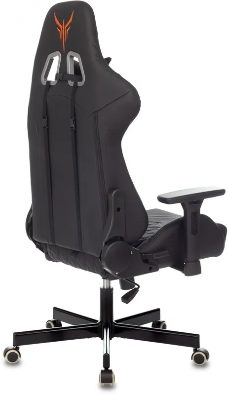 Кресло игровое Knight ARMOR черный ромбик эко.кожа с подголов. крестов. металл