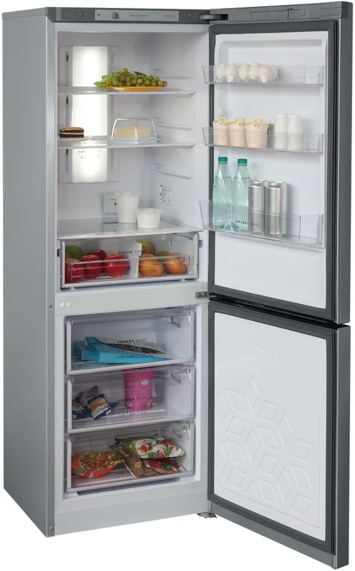 Холодильник Бирюса Б-M820NF 2-хкамерн. серый металлик мат.