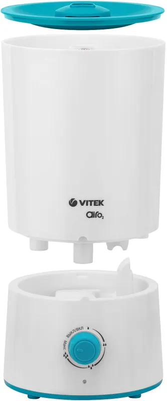 Увлажнитель воздуха Vitek 1760-VT-03 20Вт (ультразвуковой) белый/бирюзовый
