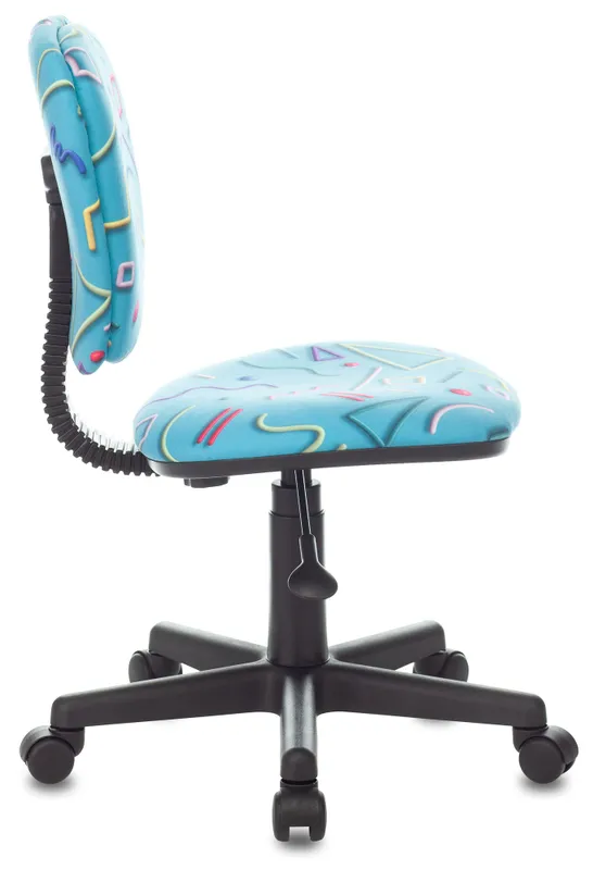 Кресло детское Бюрократ CH-204NX голубой Sticks 06 крестов. пластик