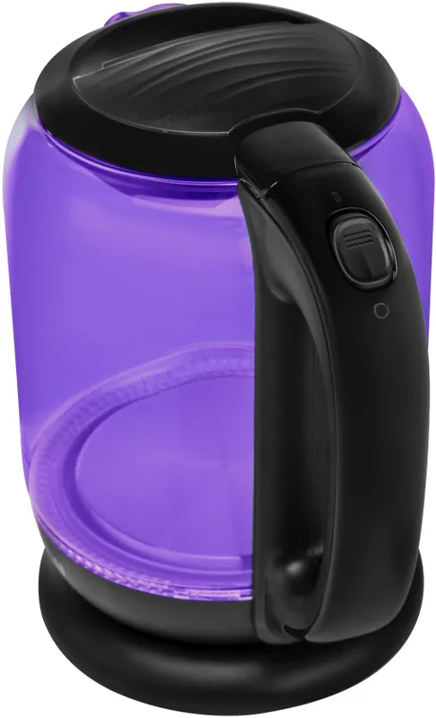 Чайник электрический Hyundai HYK-G5809 1.7л. 2200Вт фиолетовый/черный (корпус: стекло)