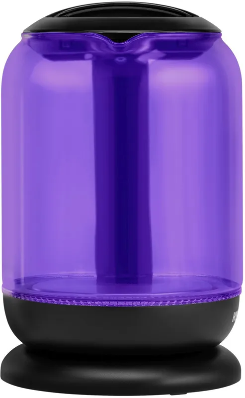 Чайник электрический Hyundai HYK-G5809 1.7л. 2200Вт фиолетовый/черный (корпус: стекло)