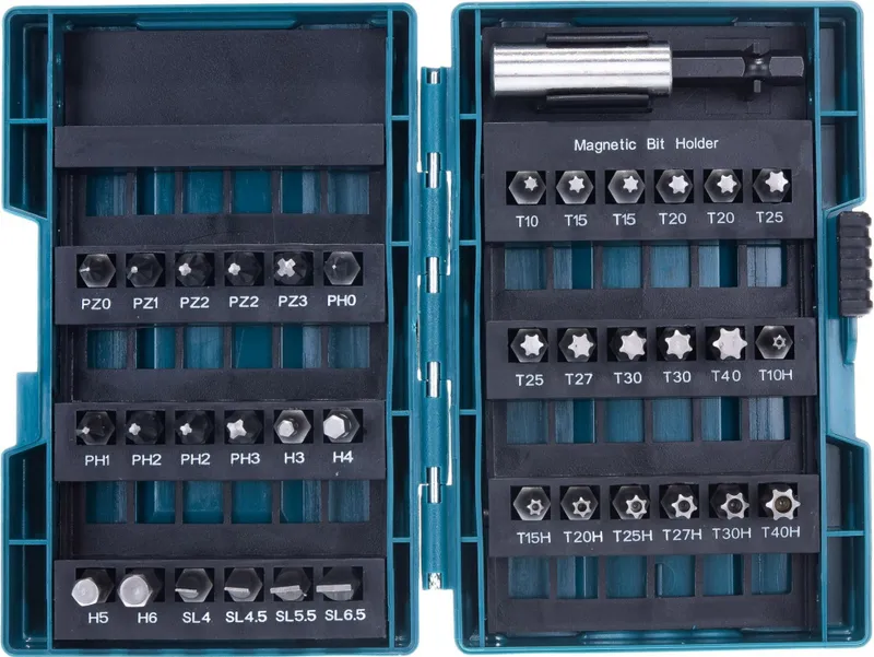 Набор бит Makita B-28606 (37пред.) для шуруповертов