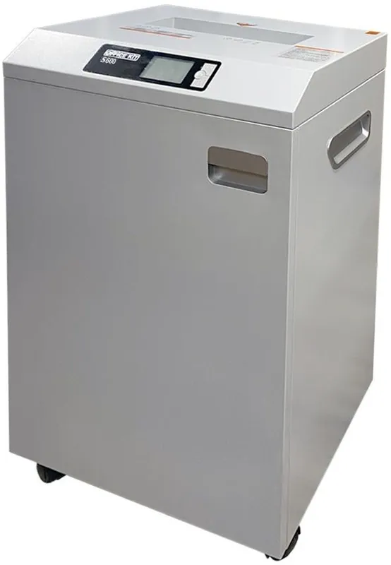 Шредер Office Kit S600 3,9 серый (секр.Р-2) ленты 40лист. 60лтр. скрепки скобы пл.карты CD