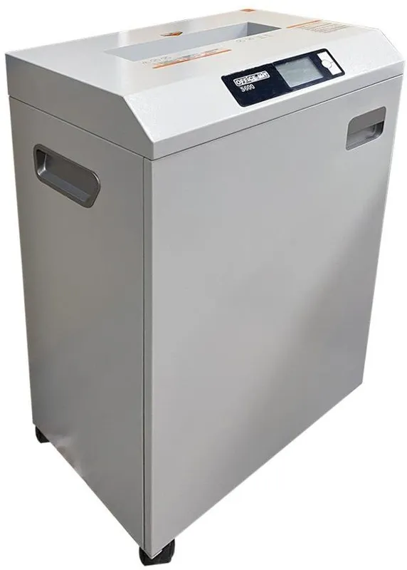 Шредер Office Kit S600 3,9 серый (секр.Р-2) ленты 40лист. 60лтр. скрепки скобы пл.карты CD