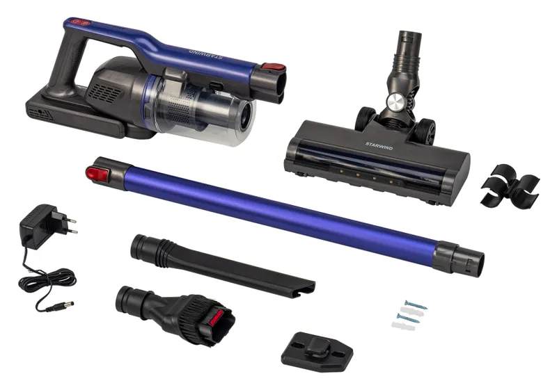 Пылесос ручной Starwind SCH9946 170Вт фиолетовый/серый