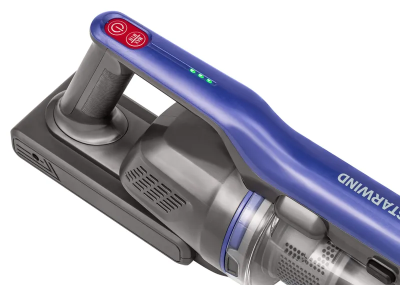 Пылесос ручной Starwind SCH9946 170Вт фиолетовый/серый