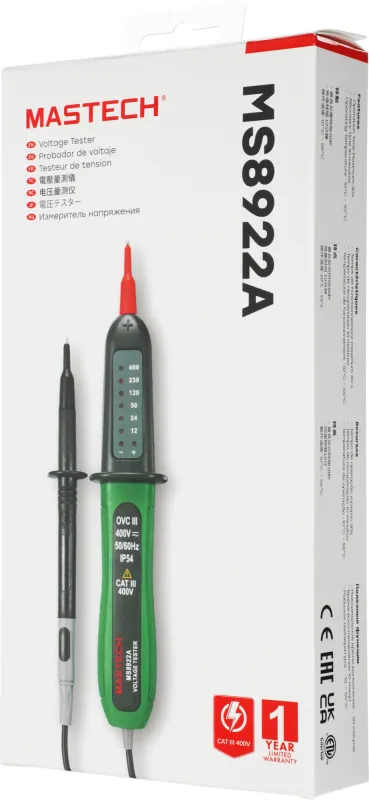 Детектор напряжения Mastech MS8922A (13-1204)