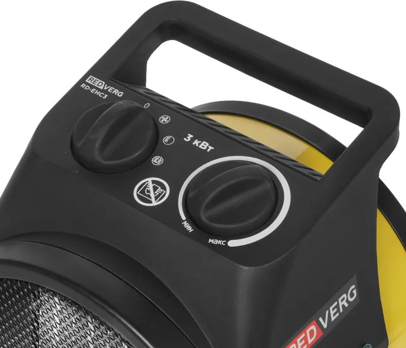 Тепловая пушка электрическая RedVerg RD-EHC3 желтый/черный