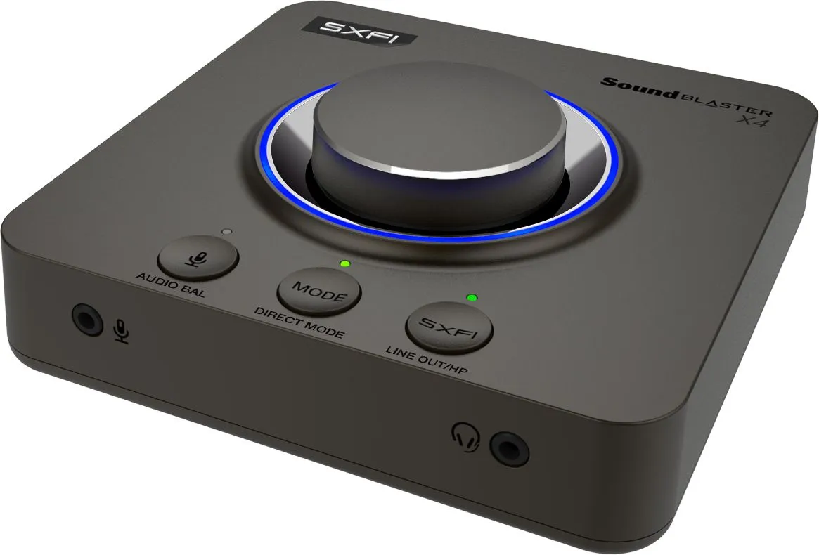 Звуковая карта Creative USB Sound Blaster X4 (Super X-Fi Ultra DSP) 7.1 Ret