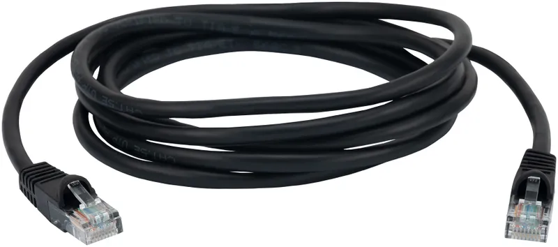 Патч-корд Buro UTP 4 пары cat.5E CCA molded 2м черный RJ-45 (m)-RJ-45 (m)